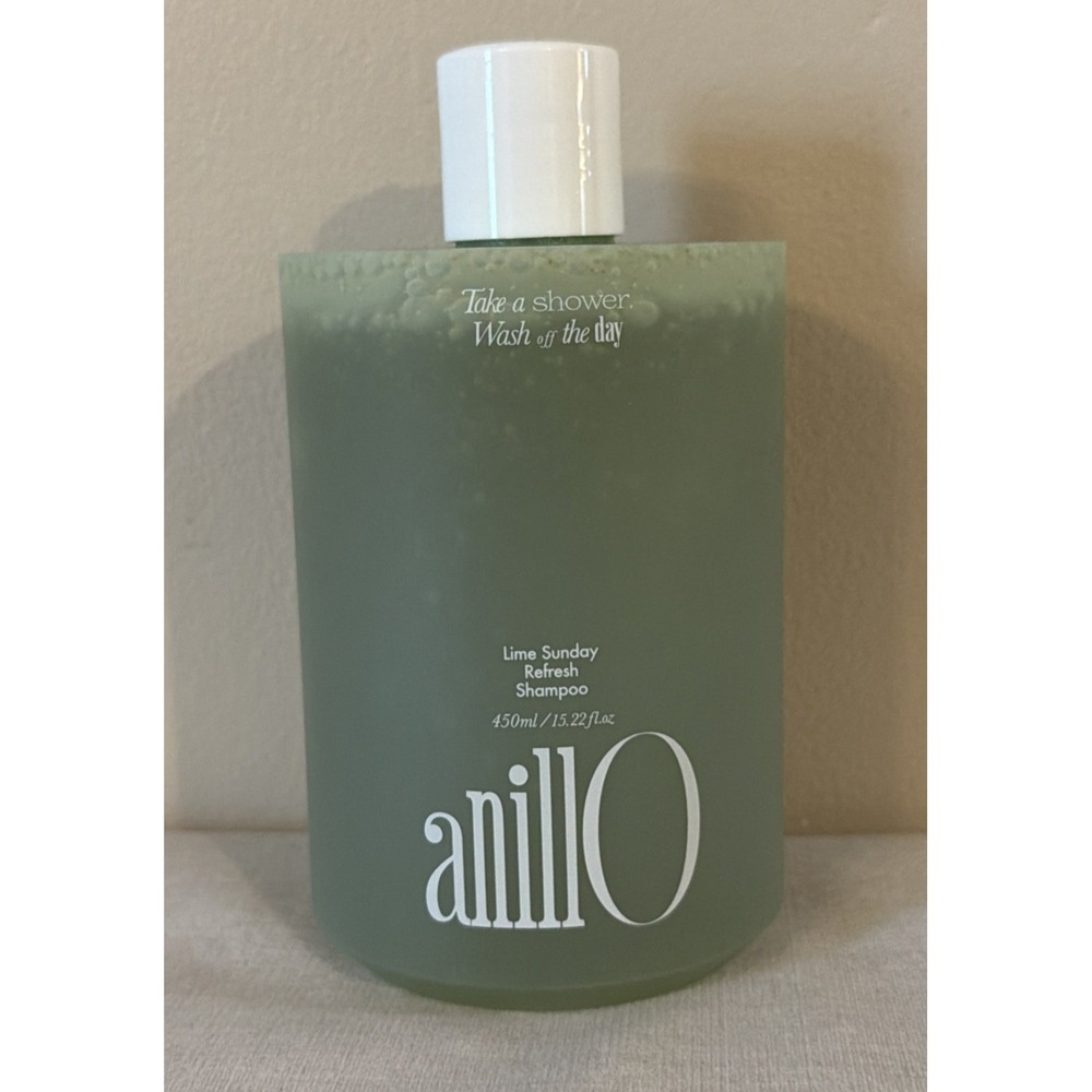 ANILLO Lime Sunday Refresh Shampoo 15.22 fl oz - Vegan Formula Cruelty Free- New